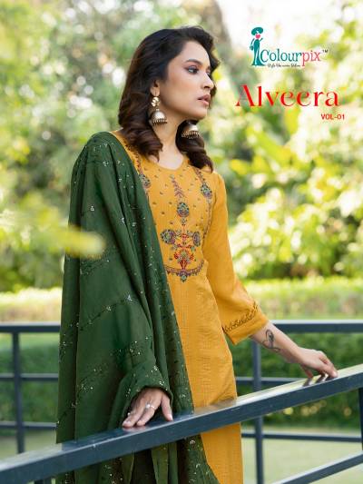 Alveera Vol 1 By Colourpix Designer Readymade Salwar Kameez Collection
